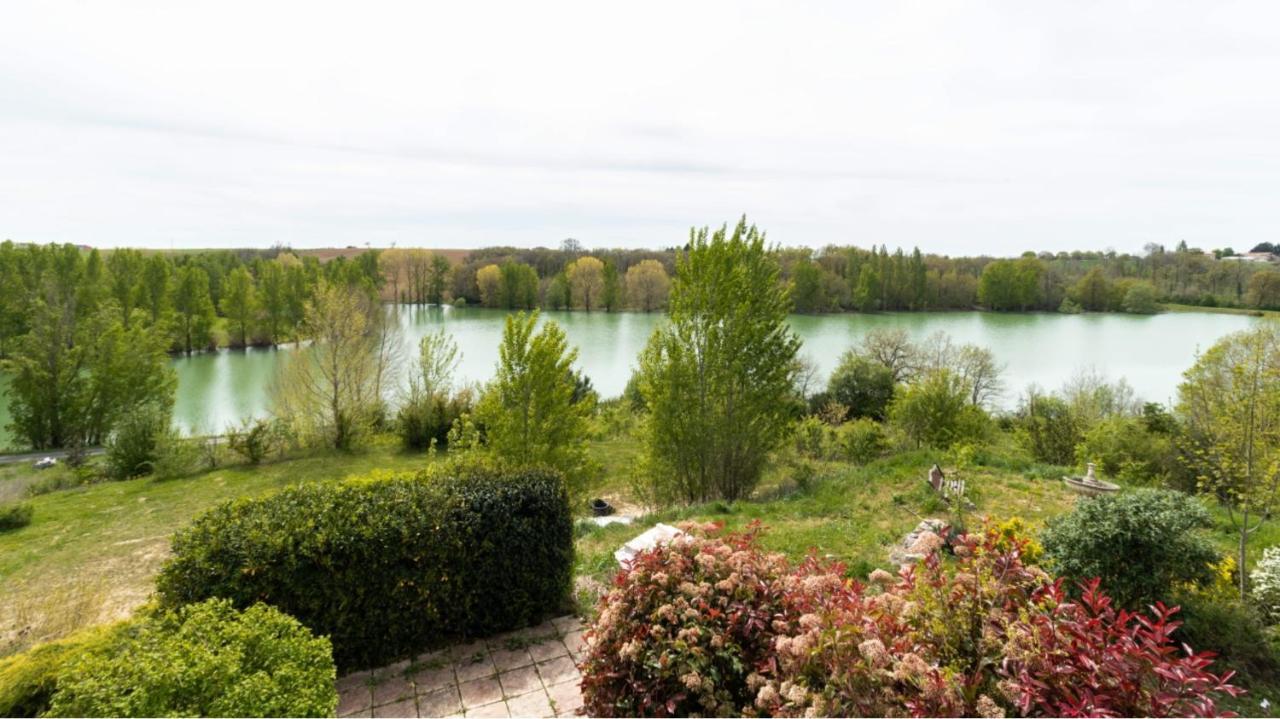 La Découverte, Jacuzzi, Sauna, et Terrasse avec vue sur lac à la campagne entre Toulouse et Auch Catonvielle Esterno foto