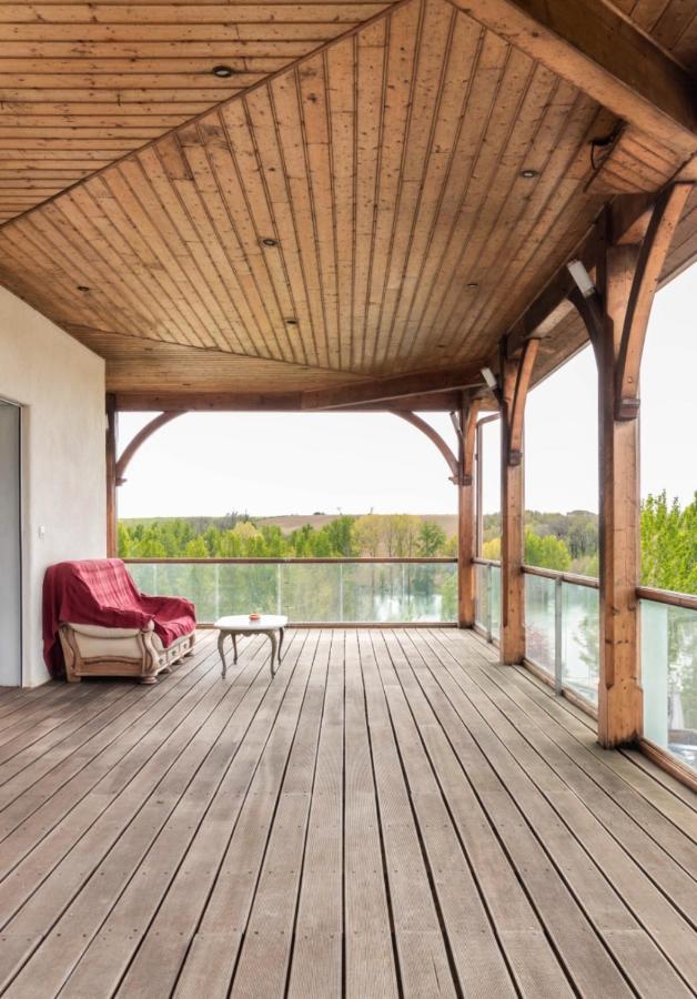 La Découverte, Jacuzzi, Sauna, et Terrasse avec vue sur lac à la campagne entre Toulouse et Auch Catonvielle Esterno foto